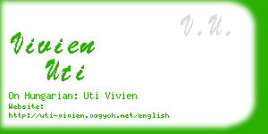 vivien uti business card